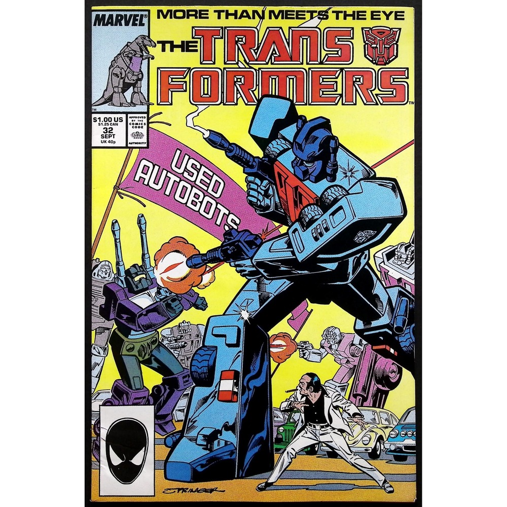 The Transformers Marvel Comics #39 "Used‎ Autobots" 1987
